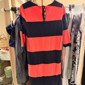 Tommy Hilfiger Coral and Navy Crewneck dress